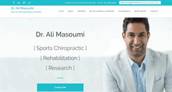 Desktop Screenshot of drmasoumi.com